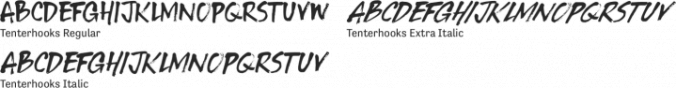 Tenterhooks Font Preview