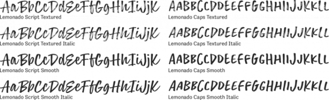 Lemonado Font Preview