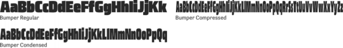 Bumper Font Preview