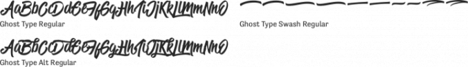 Ghost Type Font Preview