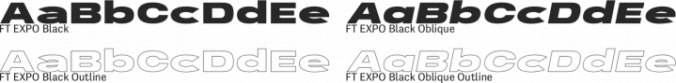 FT EXPO Font Preview