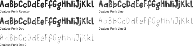 Jealous Punk Font Preview