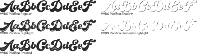 VVDS Pacifica Font Preview