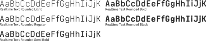 Realtime Text Rounded Font Preview