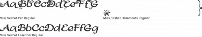 Miss Seshat Font Preview
