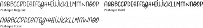 Pasteque Font Preview