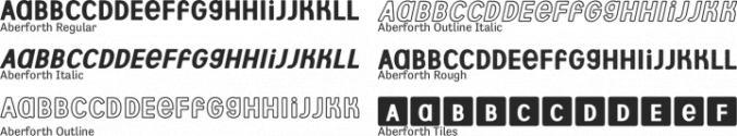 Aberforth Font Preview
