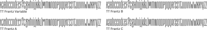 TT Frantz Font Preview