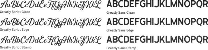 Greatly Font Preview