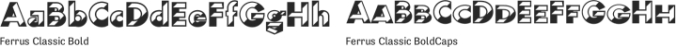 Ferrus Classic Font Preview