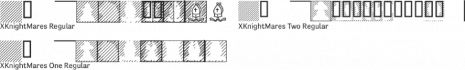 XKnightMares Font Preview