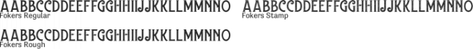 Fokers Font Preview