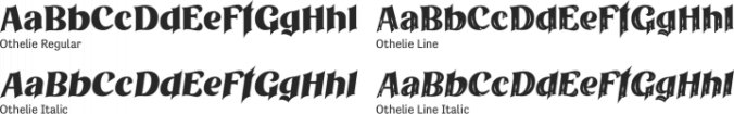 Othelie Font Preview