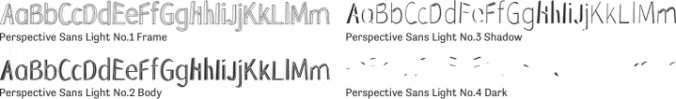 Perspective Sans Light Font Preview