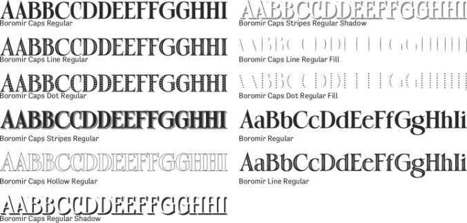 Boromir Font Preview