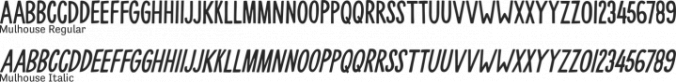 Mulhouse Font Preview