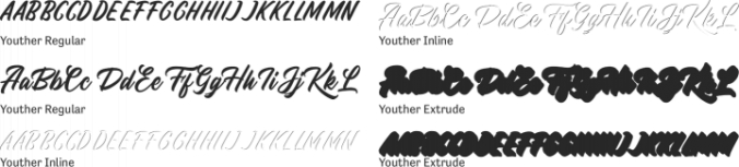 Youther Font Preview
