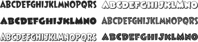 That's All Folks Font Preview