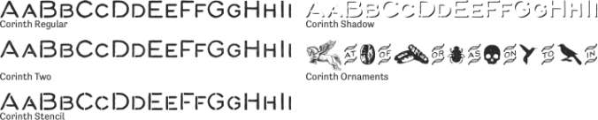 Corinth font download