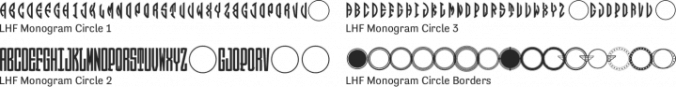 LHF Monogram Circle font download