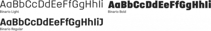 Binario font download
