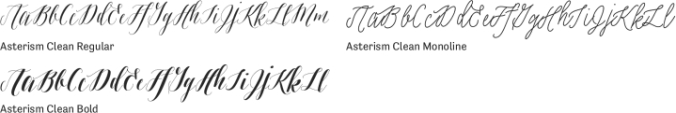 Asterism Clean font download