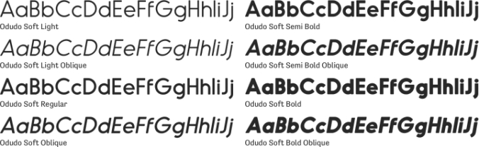 Odudo Soft font download