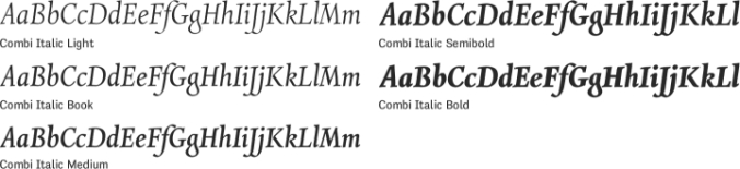 Combi Italic font download