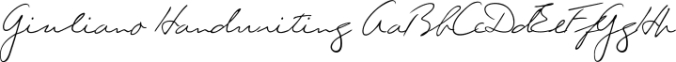 Giuliano Handwriting Font Preview