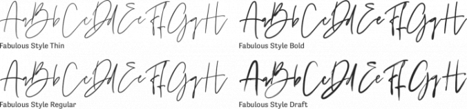 Fabulous Style Font Preview