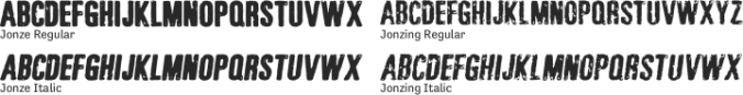 Jonze Font Preview