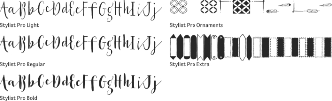 Stylist Pro Font Preview