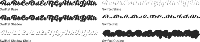 Swiftel Font Preview
