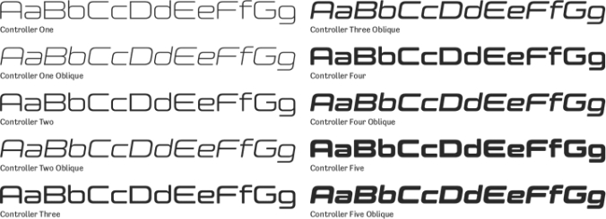 Controller Font Preview