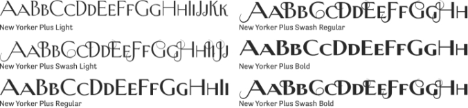 New Yorker Plus Font Preview