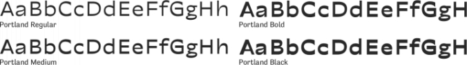 Portland Font Preview
