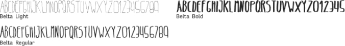 Belta Font Preview