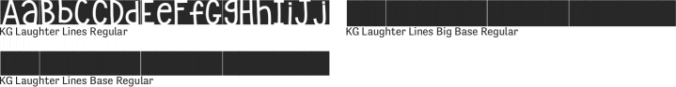 KG Laughter Lines Font Preview