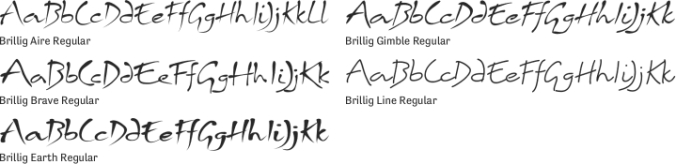 Brillig Aire Font Preview