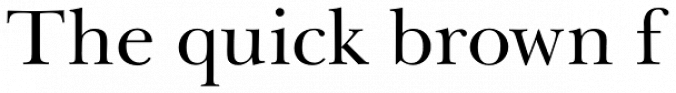 Baskerville Handcut Font Preview