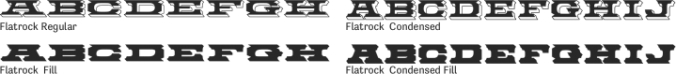 Flatrock Font Preview
