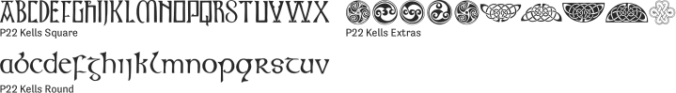 P22 Kells Font Preview