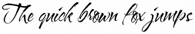 Water Brush Font Preview