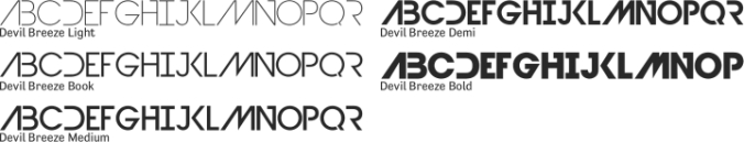 Devil Breeze Font Preview