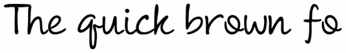 Andrea's Handwriting Font Preview