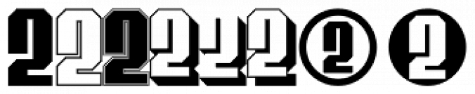 Display Digits Nine Font Preview