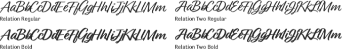 Relation Font Preview