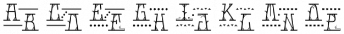 MFC Mastaba Monogram Font Preview