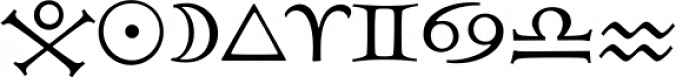 Andron 1 Alchemical Font Preview