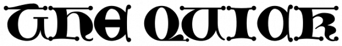 Initials Gothic C Font Preview